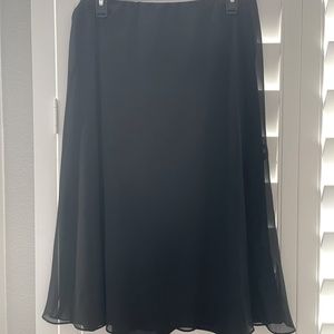 Alex Evenings Black Skirt Petite Large. Never worn.